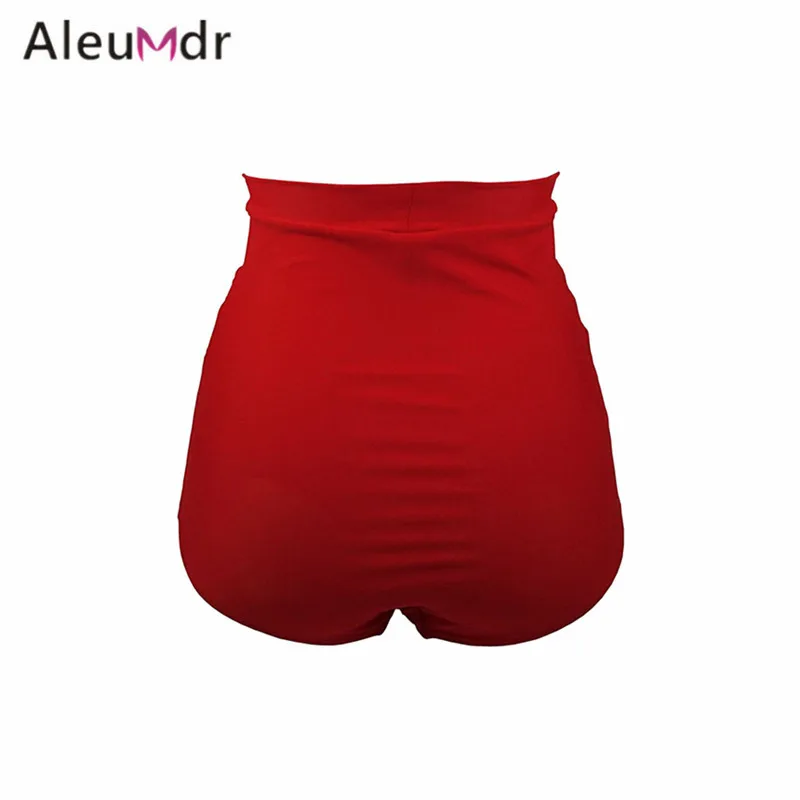 Плавки бикини Aleumdr 2018 женские плавки в стиле ретро с завышенной талией пляжные