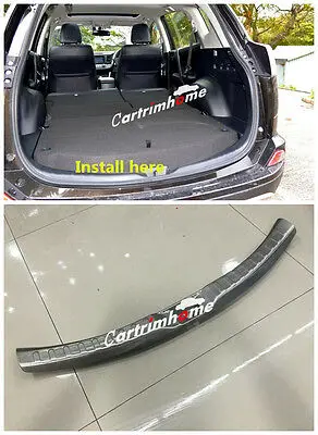 

Stainless Inner Rear Bumper Protector Sill Plate Cover For TOYOTA RAV4 2016 2017