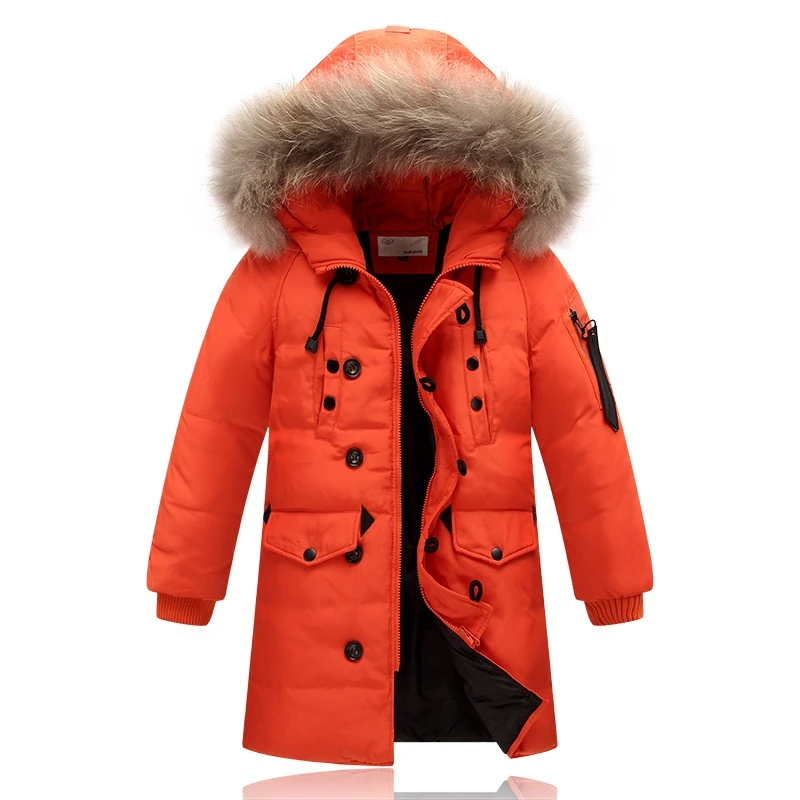 Теплое зимнее пальто на морозы до 30 градусов детская одежда для мальчиков парка