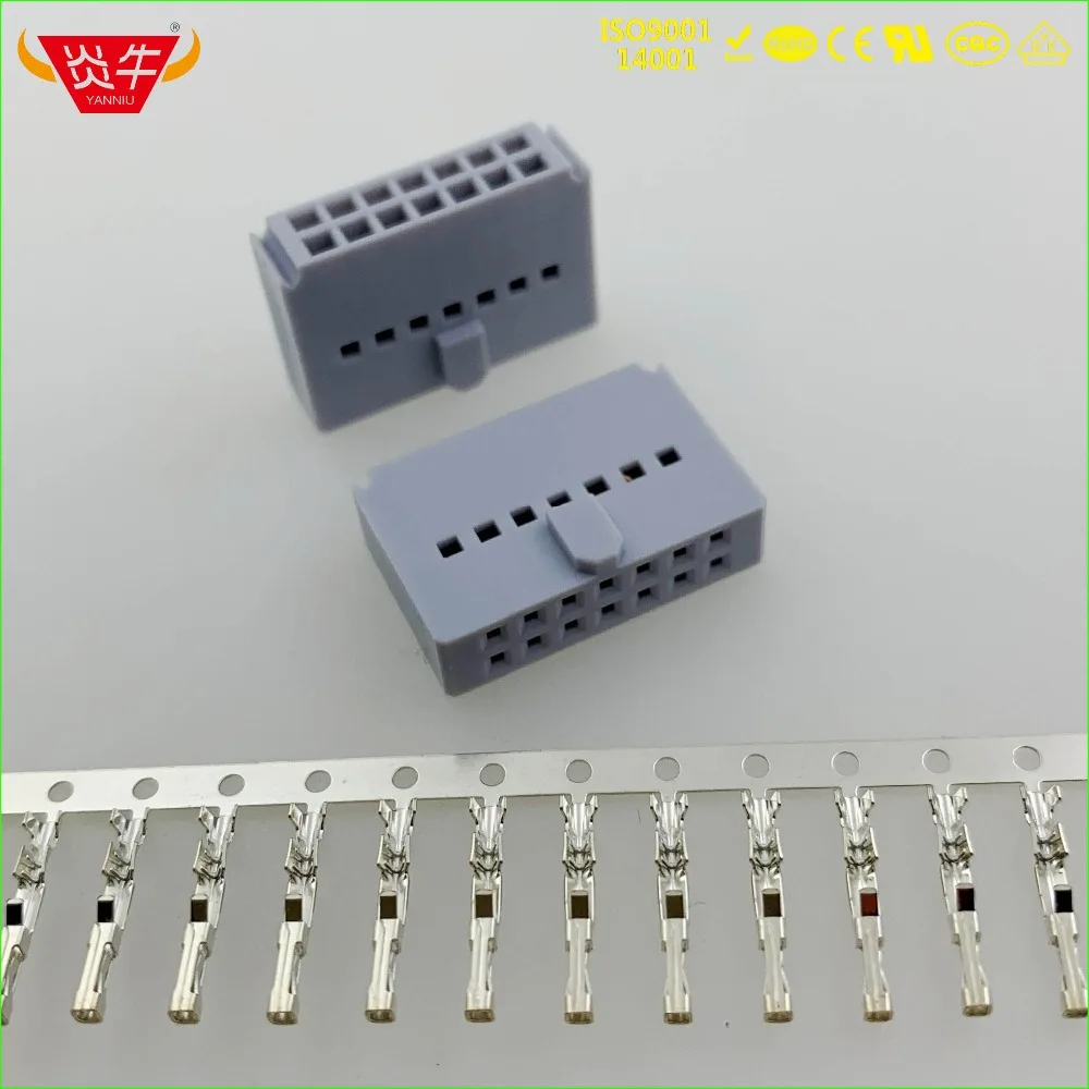 _ Женский 2 54 мм Шаг 14PIN линия отжима типа IDC разъемы ISP JTAG HEADER для плоского
