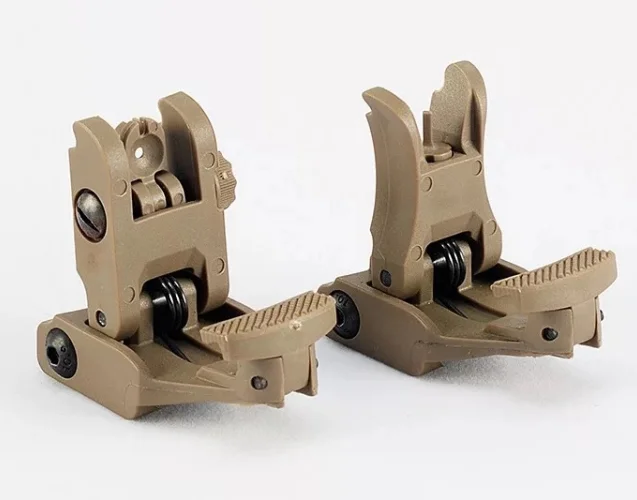 Тактический A.R.M.S. # 71L F/R набор складных передних и задних прицелов черный|sight set|rear