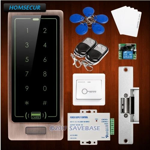 HOMSECUR Водонепроницаемая сенсорная клавиатура ID Система контроля доступа +