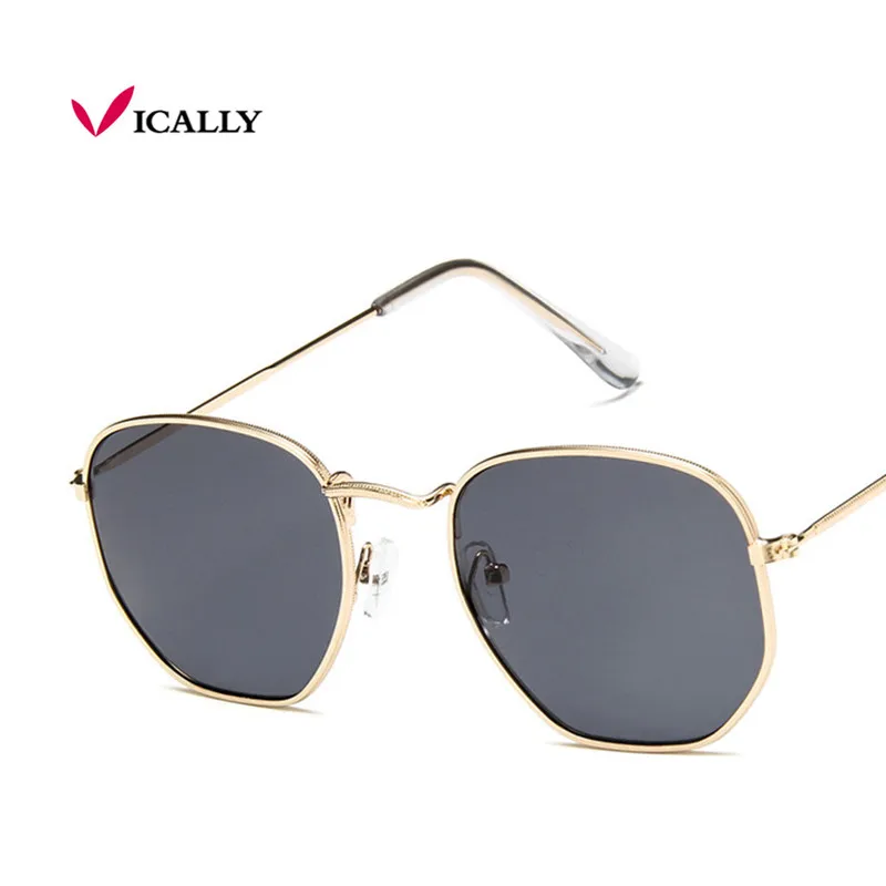 Ретро Квадратные Солнцезащитные очки для женщин и мужчин брендовые дизайнерские