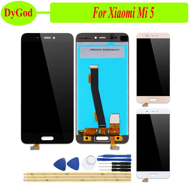 ЖК-дисплей DyGod для Xiaomi Mi 5 сенсорный экран полный дигитайзер запасная часть Pro