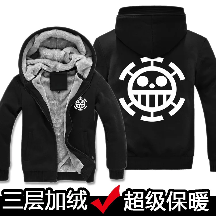 Style 18 Один предмет Trafalgar Law Косплей Костюм JAnime one piece M D Косплей Луффи Толстовка Чоппер 3D принт плотное пальто на молнии - Цвет: Style 18