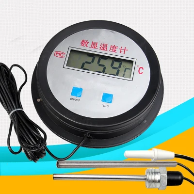 

10m Electronic Digital Greenhouse Industrial Digitale Thermometer Long Line With Probe Lcd Outdoor High Precision Tester