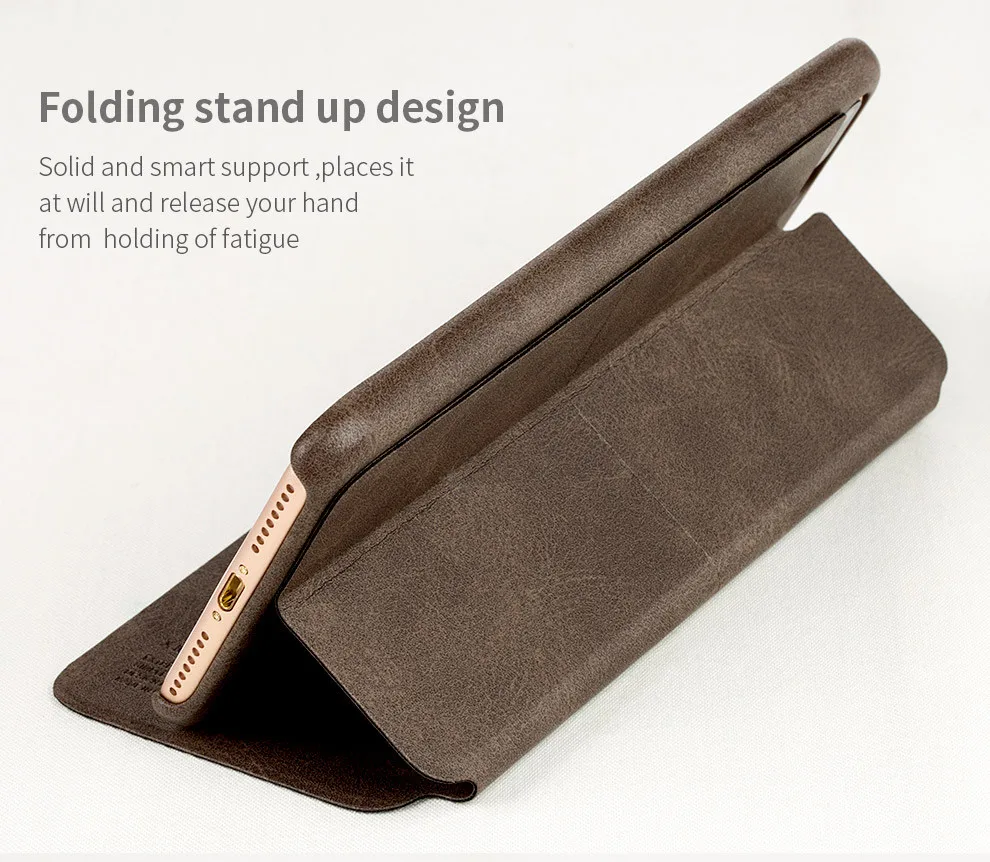 Vintage PU Leather For iPhone 7 Plus Case Phone Cover Protective stand Flip Original Retro Ultra thin 8 |
