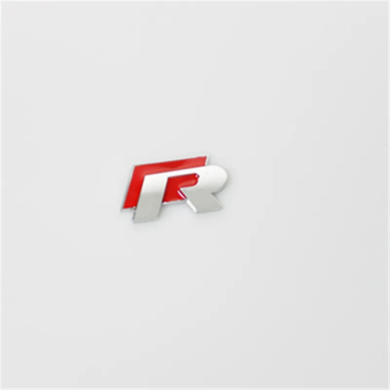 100X 3D Chrome R Line Знак Логотип эмблема RLine наклейки гонки VW Гольф 5 6 7 Touareg Tiguan passat b6 b7 Jetta