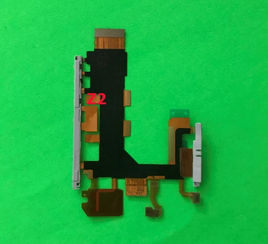 10 шт. D6543 Мощность гибкий кабель для Sony Z2 D6502 D6503 Кнопки громкости и микрофон с
