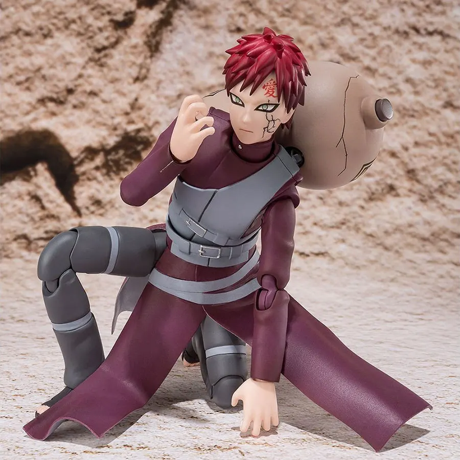 Аниме Фигурка 15 см Наруто Shippuden повязка на голову Sabaku no Gaara ПВХ фигурка шарнир