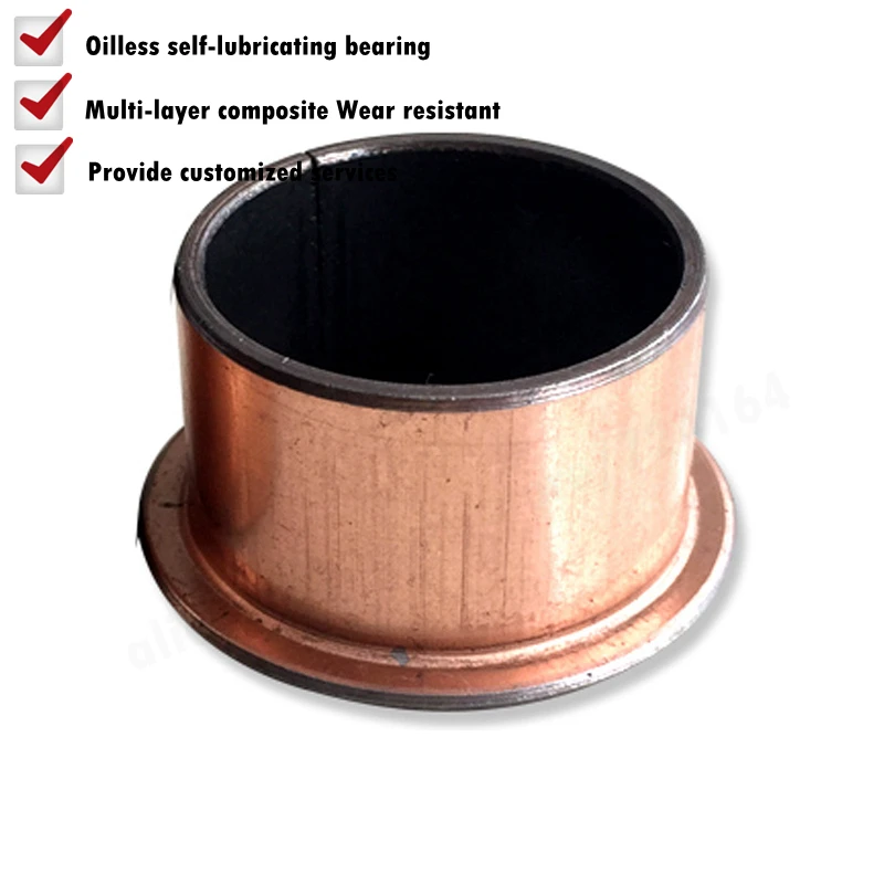 Фланцевая самосмазывающаяся композитная втулка подшипника 25100 25150 25200 25250 25300 25350