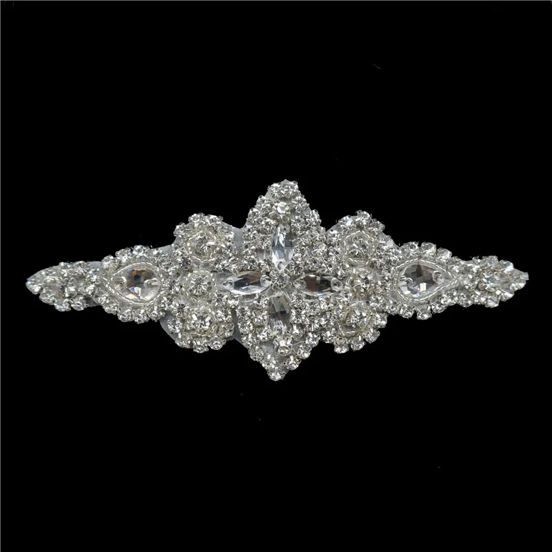 Милый жемчуг прозрачные хрустальные стразы аппликация для ремни свадебного