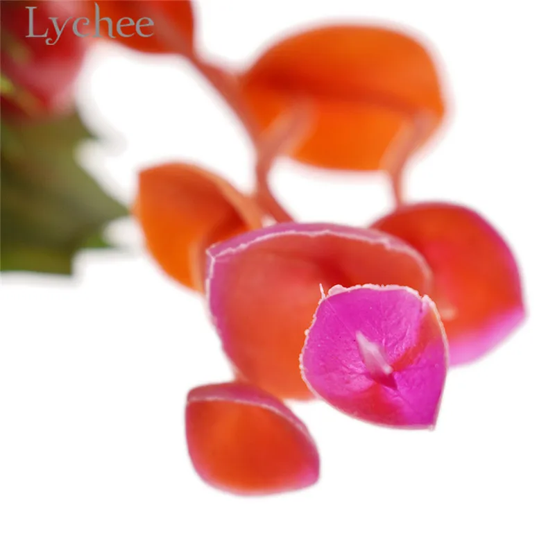Lychee 1 букет рождественских елок искусственные листья цветы сделай сам