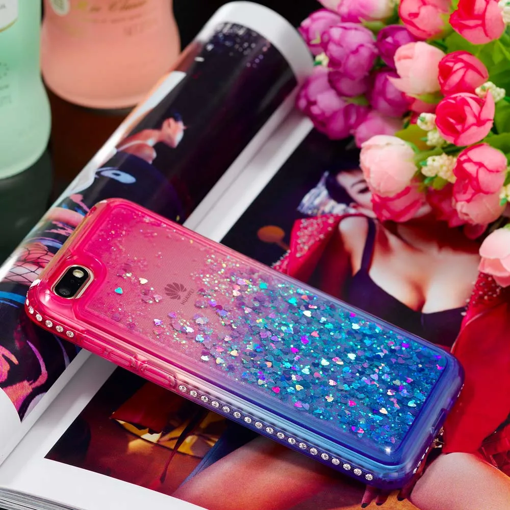 Чехол Quicksand для huawei Honor 7S S7 DUA-L22 Honor7S ювелирный чехол для телефона huawei Honor 7A A7 DUA L22 Honor7A 5,45 мягкий чехол