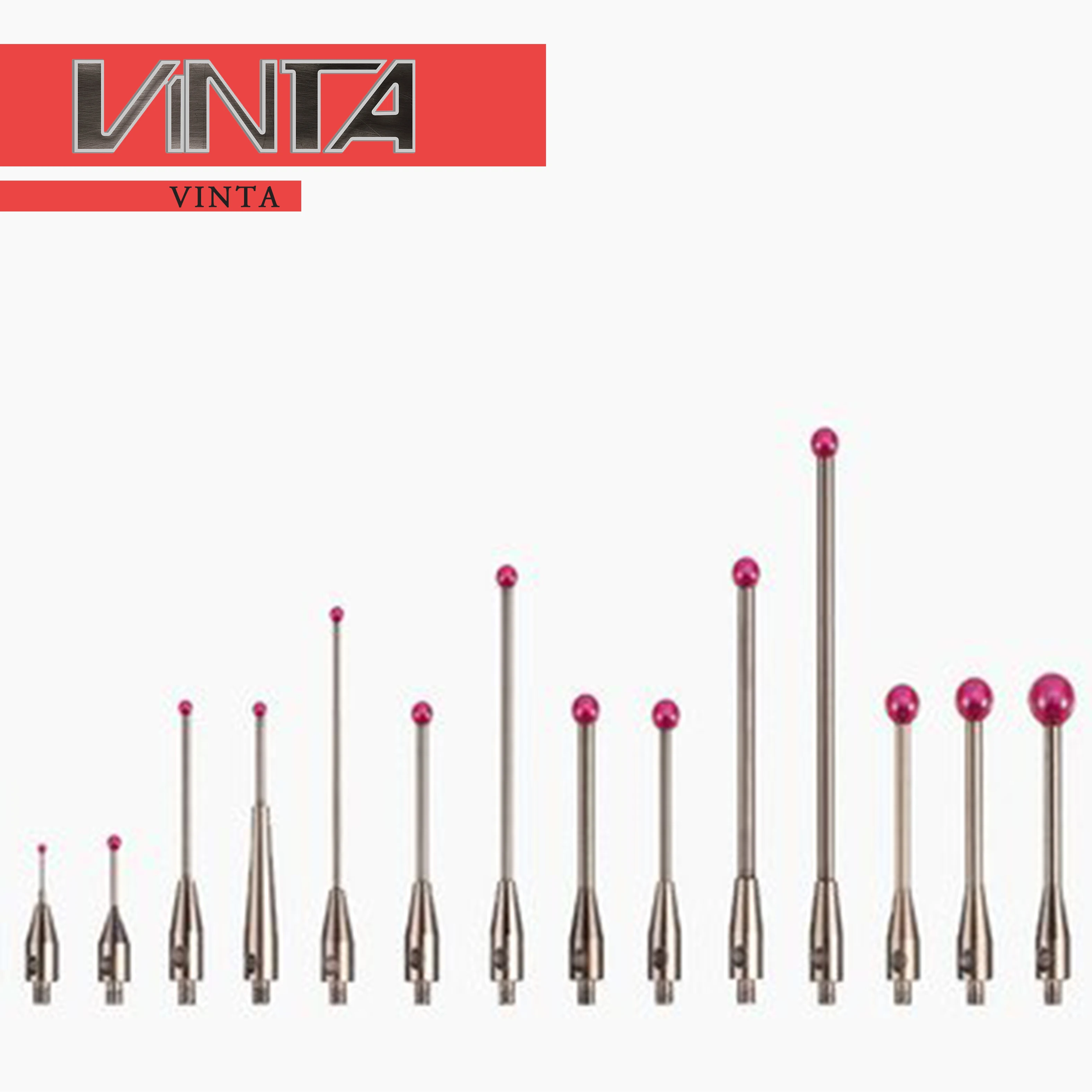 CMMC Рубиновая головка резьба M2 измерительный наконечник зонд немагнитный