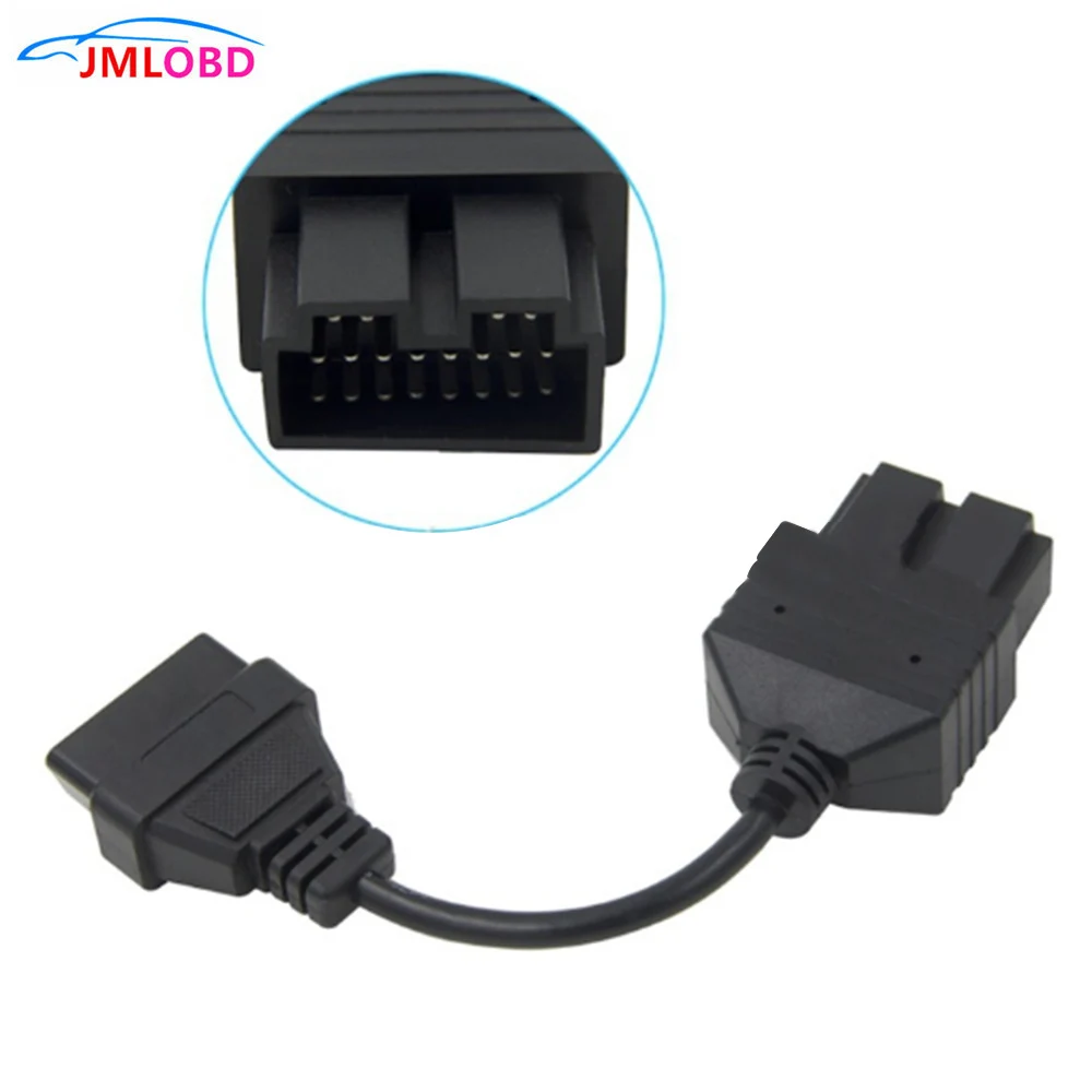 OBD 2 кабель для KIA 20 Pin до 16 OBD2 диагностический инструмент сканер считыватель кодов