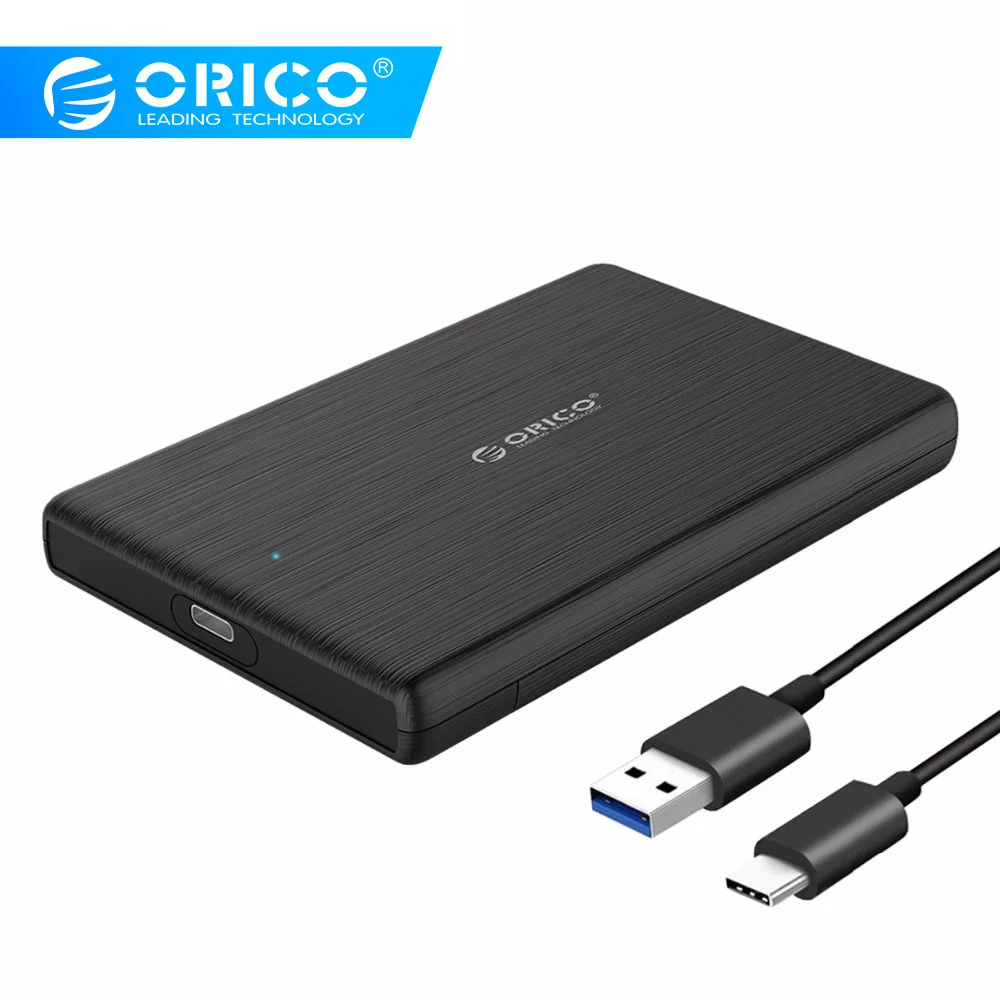 Корпус жесткого диска ORICO 2 5 дюйма высокоскоростной корпус USB 3 1 Type A C с поддержкой