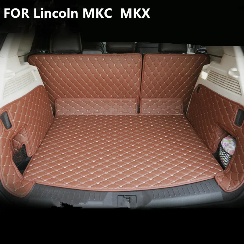 Коврик для багажника в окружении все Lincoln MKX OEM PU под ключ багажник охватывает