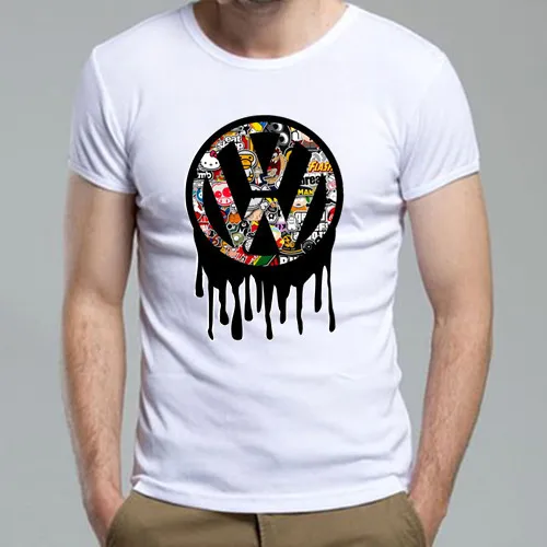New 2014 Men's Summer T-shirt VW BOMB 