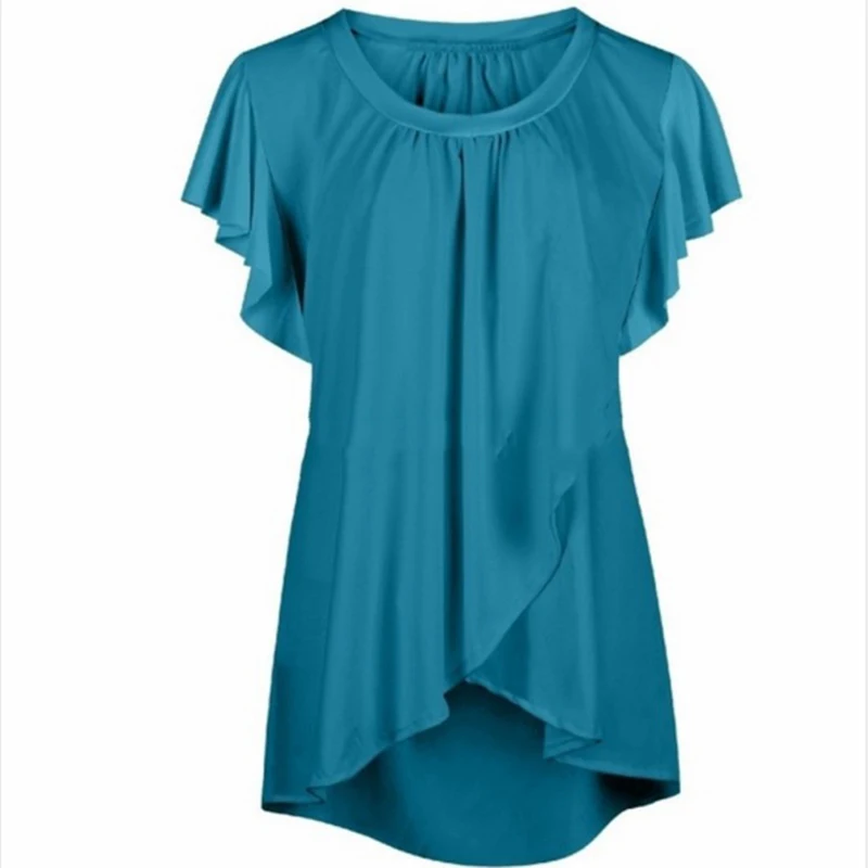 Летняя футболка с коротким рукавом круглый вырез свободная сексуальные футболки