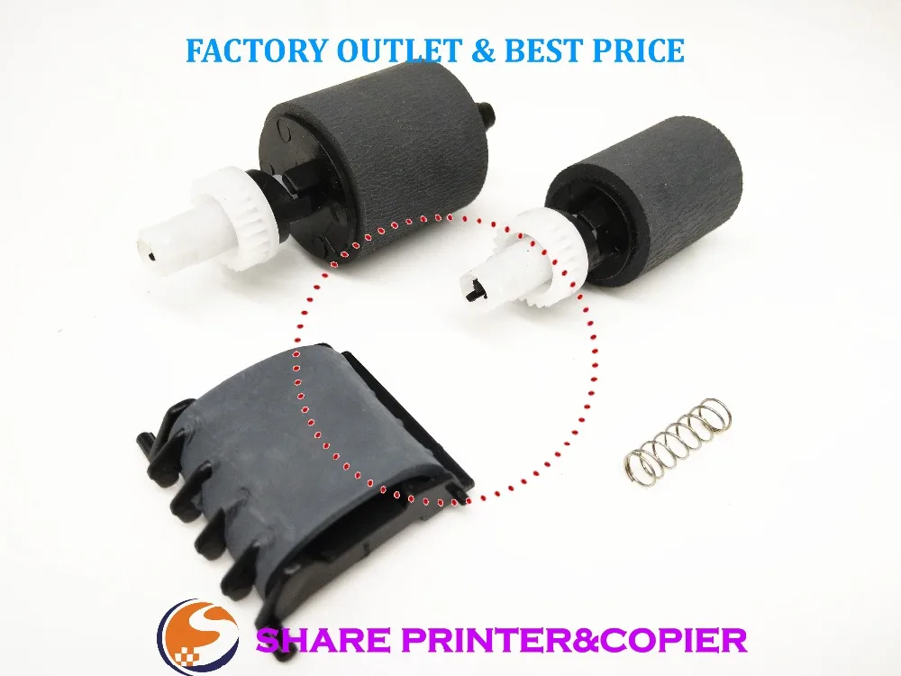 1 комплект X набор роликовых CF288-60016 CF288-60015 ролик adf для HP PRO400 M425dn M476 M521 M570 M576 |