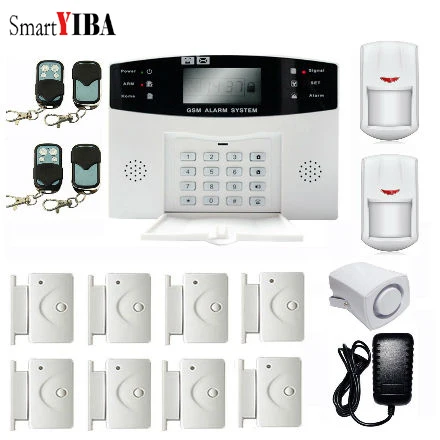 SmartYIBA беспроводной проводной GSM SMS домашней безопасности охранная сигнализация