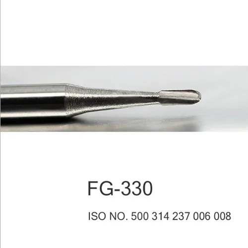 10 шт./упак. Dental Tungsten Steel Carbide Burs FG 329 330 331 332 333 грушевидный Бур для высокоскоростного