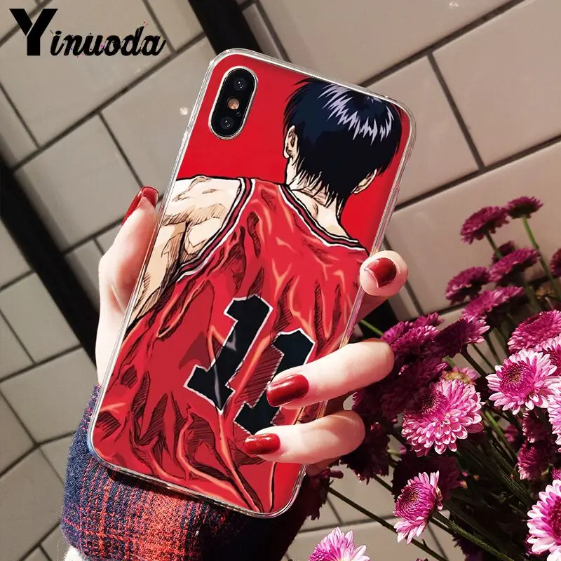 Yinuoda slam dunk Мягкий ТПУ силикон Новинка Fundas аксессуары для телефонов Чехол Apple iPhone 8 7