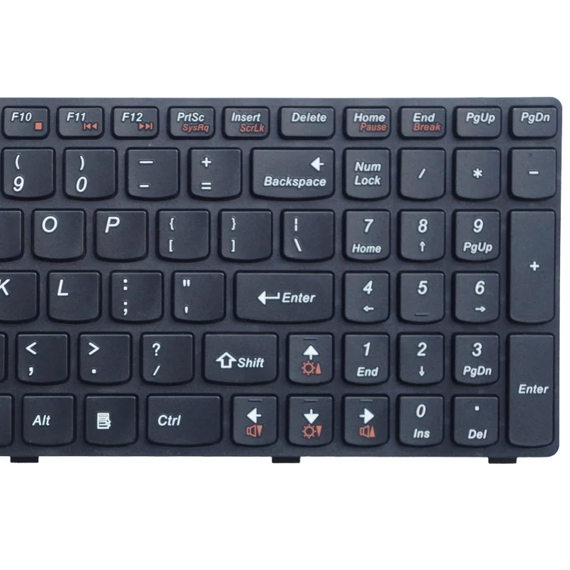 Английская клавиатура GZEELE для Lenovo G580 Z580 G580A V580A Z580A G585 G585A IDEAPAD Z585 Z585A черная