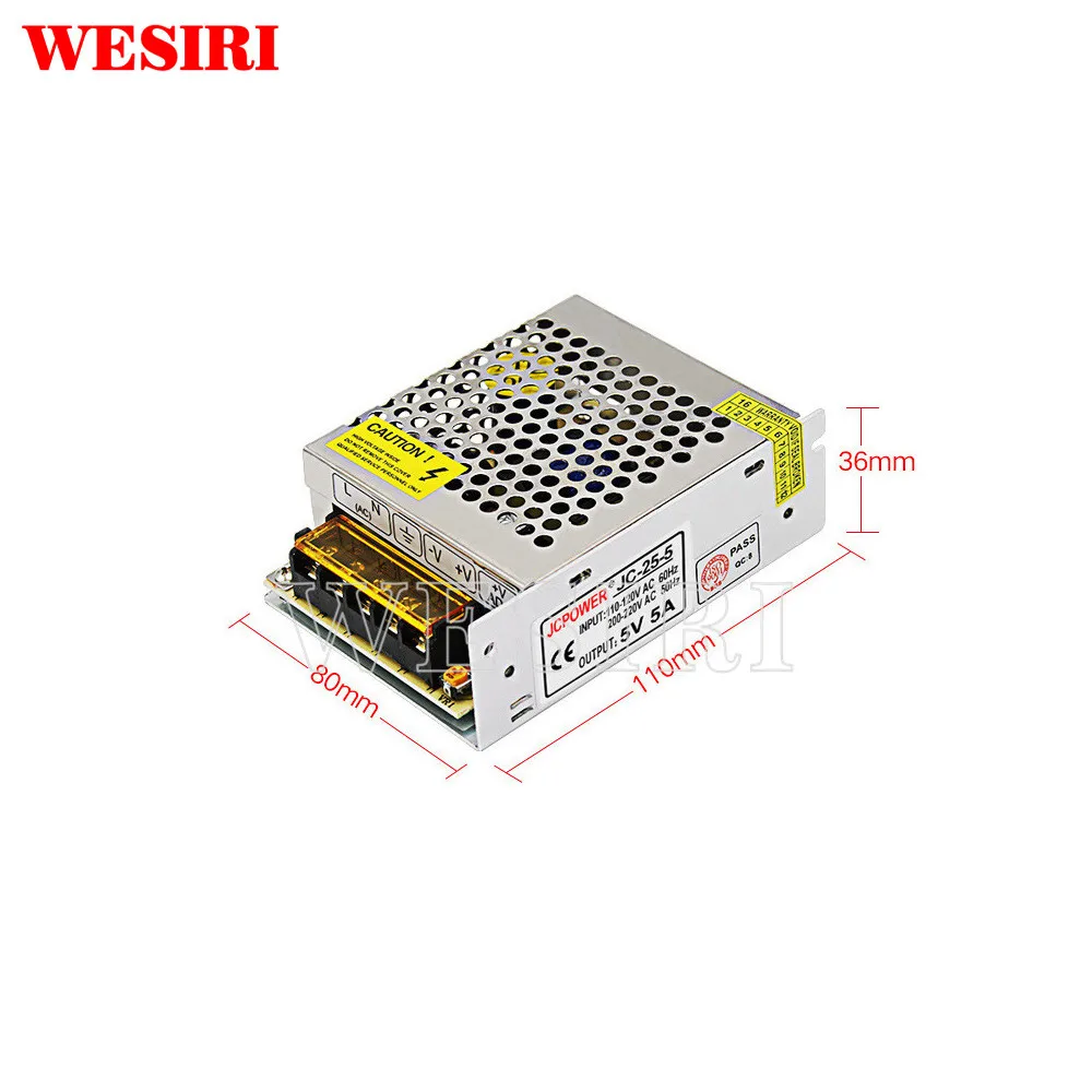 Светодиодный блок питания для трансформеров WS2812B WS2801 SK6812 SK9822 APA102 DC5V
