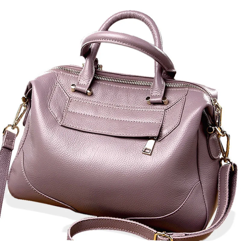 Сумка женская Boston из натуральной кожи на плечо 2019|bolsa feminina couro|fashion handbaghandbags fashion |