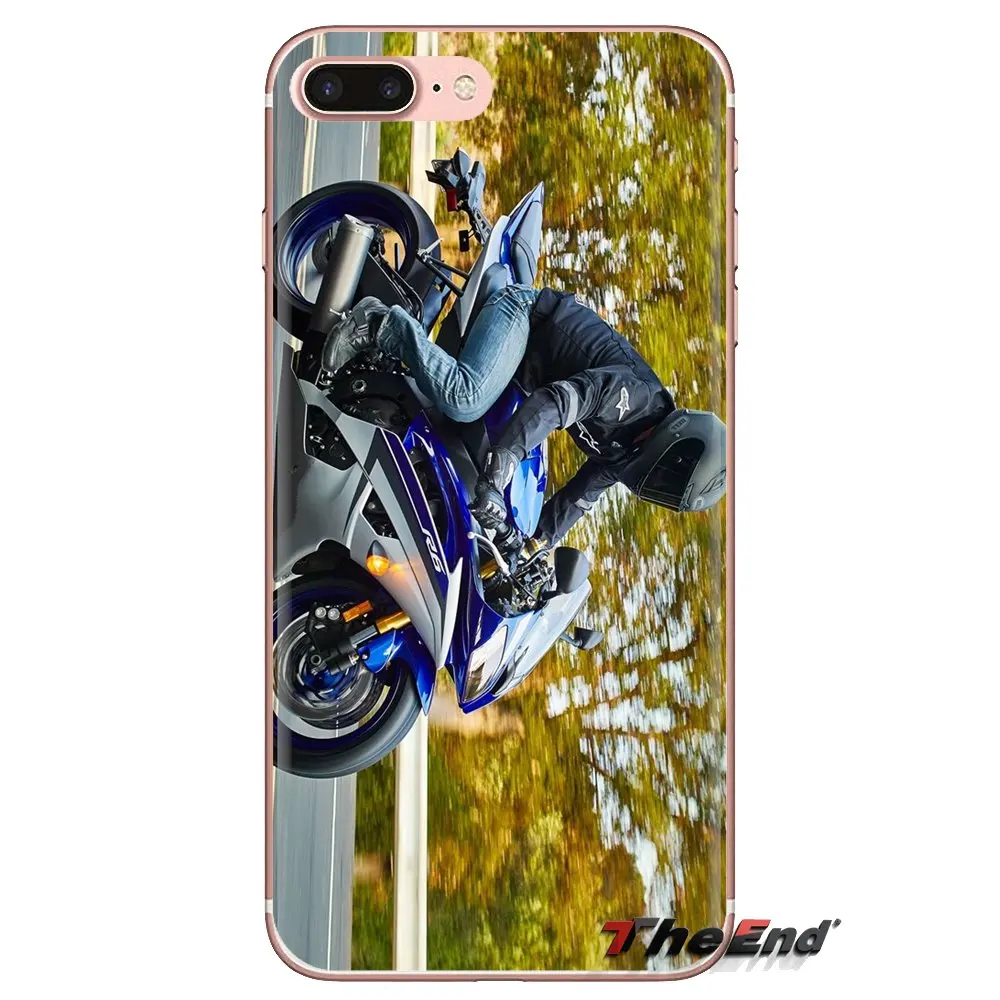 Yamaha R6 motorcycle Bike Transparent Soft Shell Covers For Xiaomi Redmi 4A S2 Note 3 3S 4 4X 5 Plus 6 7 6A Pro Pocophone F1 |