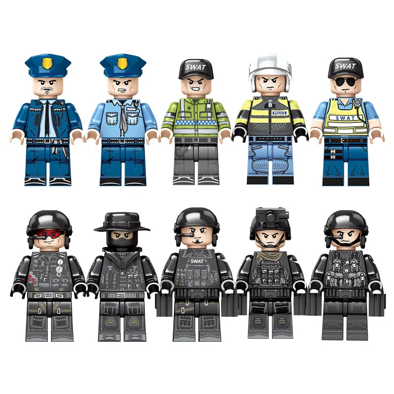 1164 шт детские строительные блоки игрушка совместимая с LEGO city Black Hawk спецназ
