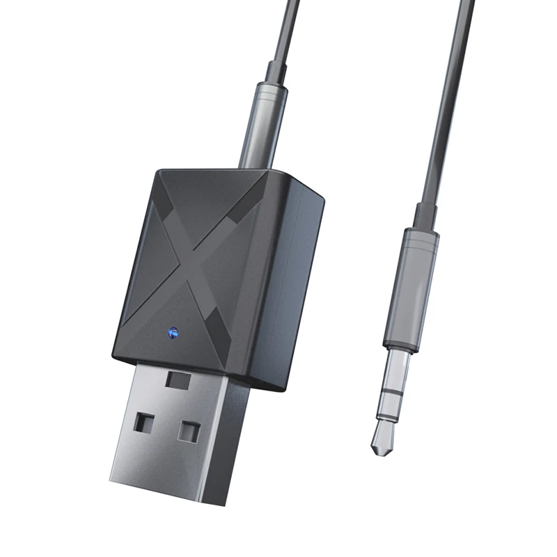 2 in 1 Stereo Wireless Bluetooth 5.0 Receiver 3.5mm Jack Audio Music Transmitter Adapter for TV Car Speaker Headphone | Электроника