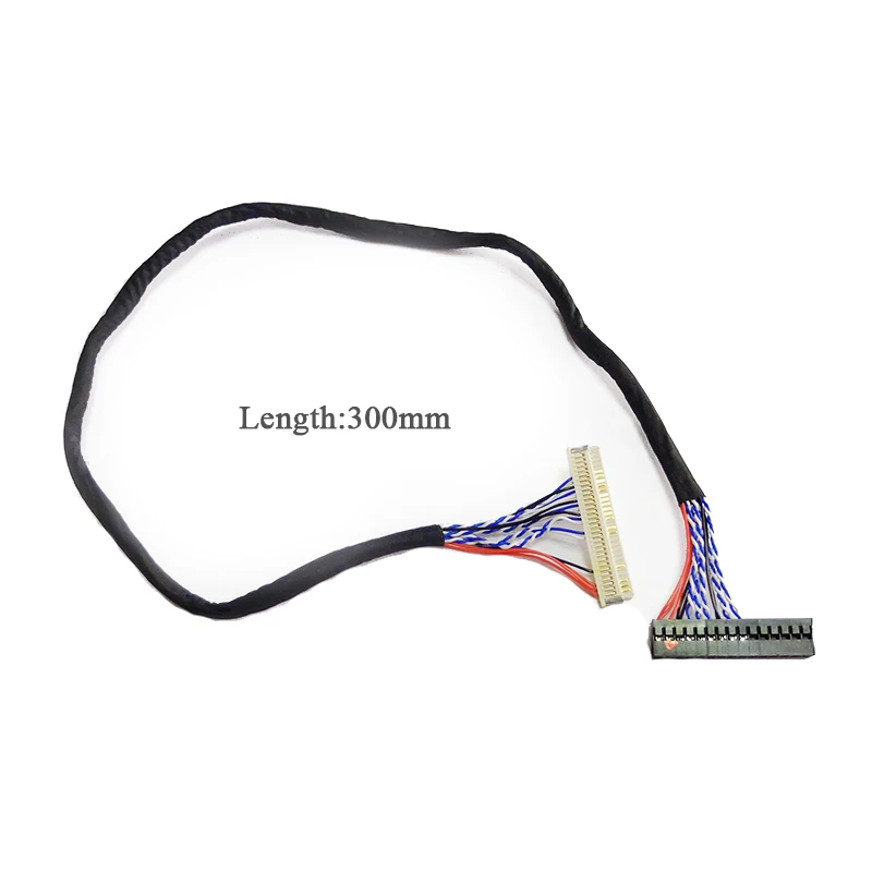400 мм LVDS кабель FIX-30P-D8 1ch 8-бит 30 контактов 30pin один 8 линия для 26-47 дюймов Большой экран панель 2 модели