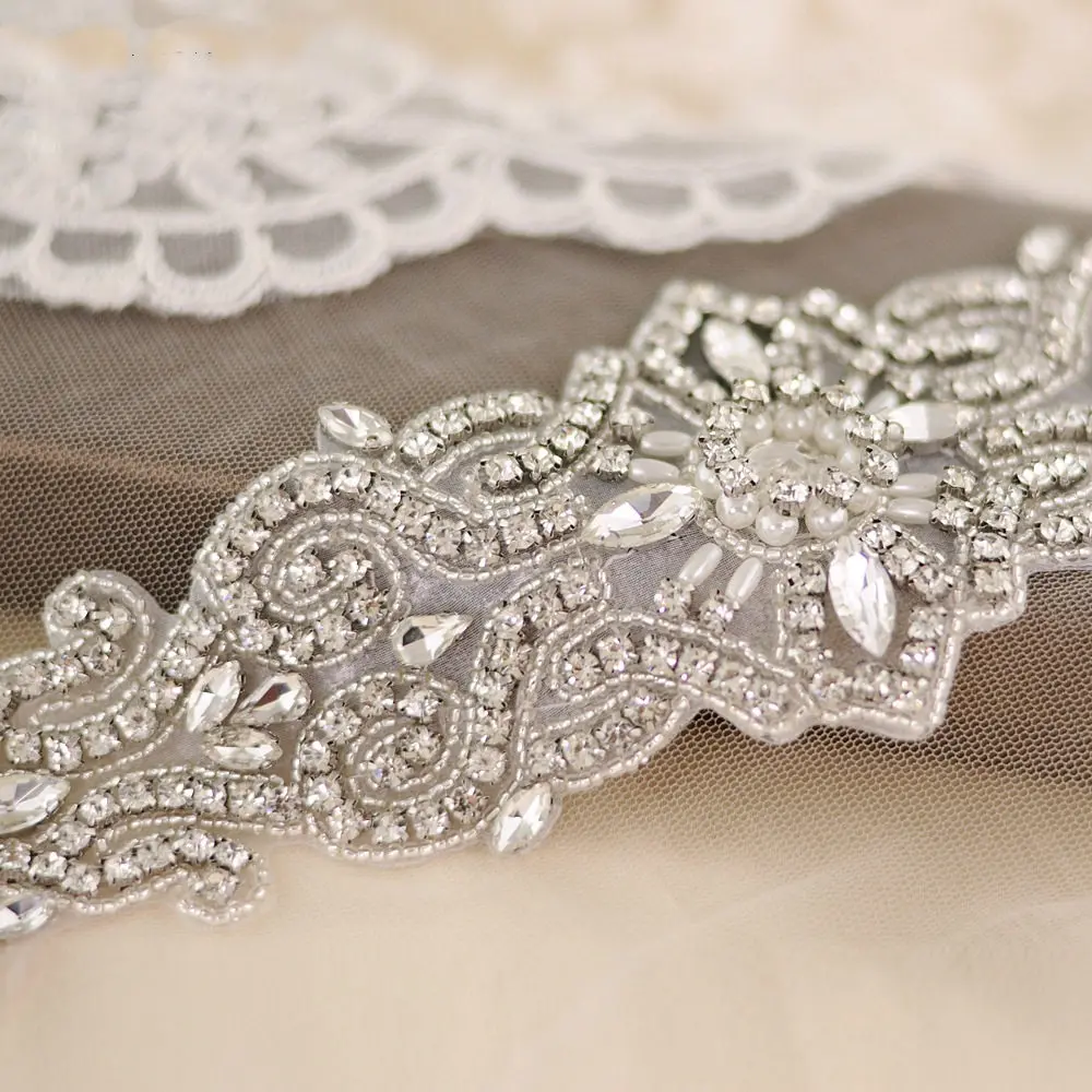 Элегантные женские ремни ручной работы со стразами свадебного платья аксессуары