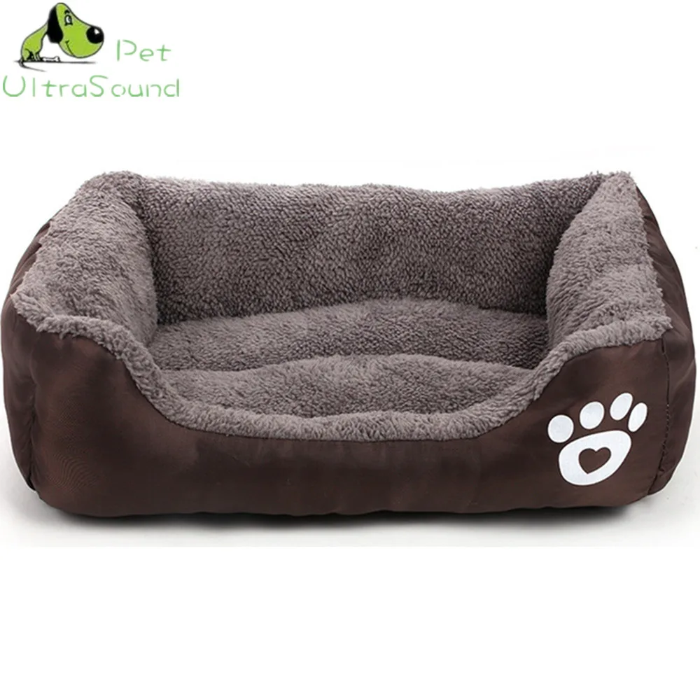 S-XL 6 Colors Paw Pet Sofa Dog Beds Waterproof Bottom Soft Fleece Warm Cat Bed House Petshop Dropshipping cama perro | Дом и сад
