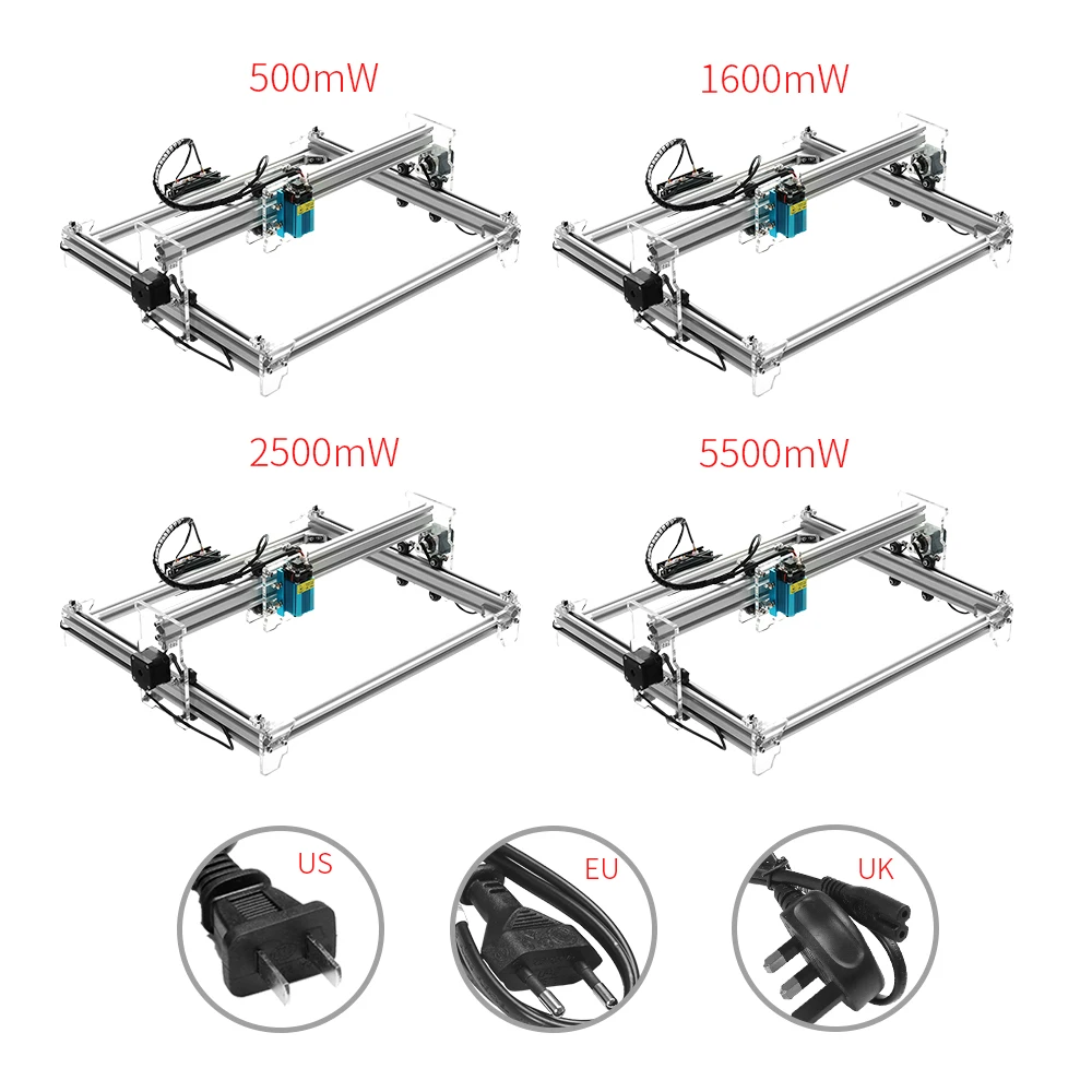 Настольный лазерный гравировальный станок A3 Pro 500 МВт принтер сделай сам с