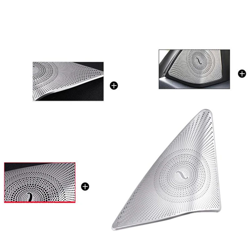 Car Styling Door Audio Speaker Decorative Strip Covers 3D Sticker Trim For Mercedes Benz E Class Coupe W207 C207 Auto Accessor | Автомобили