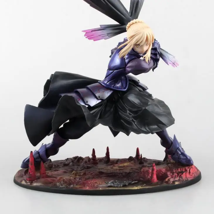 Япония аниме Fate/ночь черный меч крутая фигурка ПВХ Коллекция игрушек модель