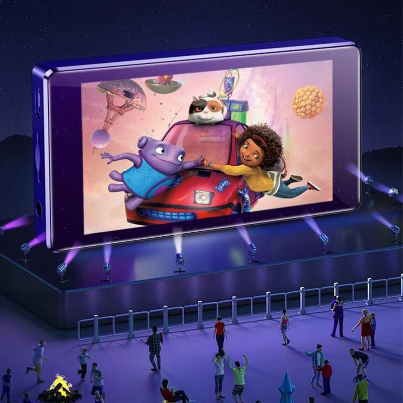 

2021 Newest Version RUIZU D20 Full Touch Screen 3.0 Inch MP3 Player Built-in Speaker Lossless Music Player with FM, Video Player