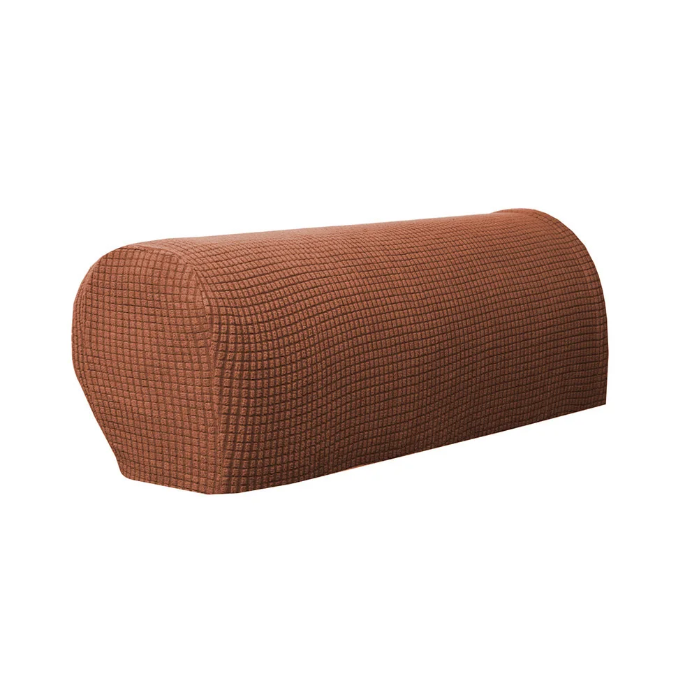 1 пара простой мягкий полярный флис подлокотника эластичные однотонные Цвет