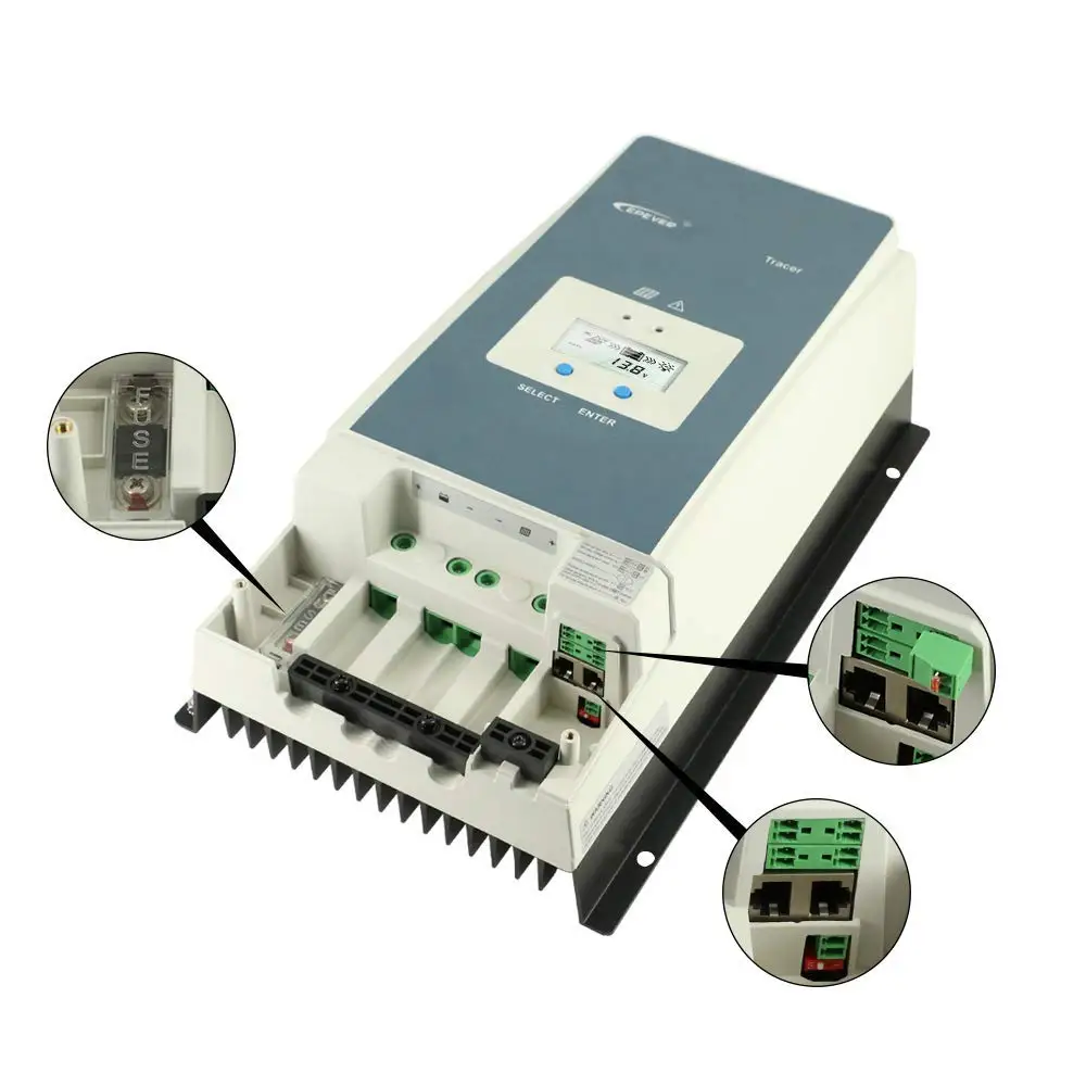 Контроллер солнечного заряда EPever MPPT 100A 12V 24V 36V 48V для максимальной 150V панели