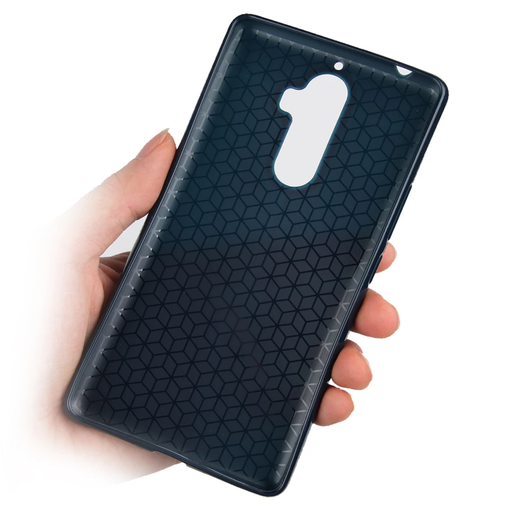 Для Lenovo K8 Note чехол тонкий кожаный узор противоударный защитный резиновый