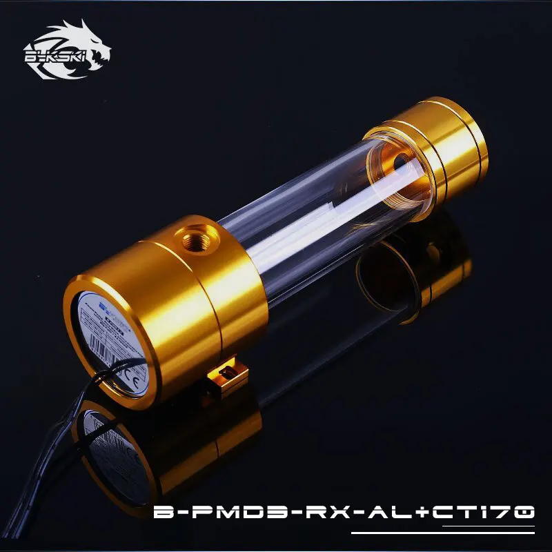 Bykski B-PMD3-RX-AL-CT, PWM DDC насосы с 120/170/230 мм резервуара, максимальный расход 600L/ч, Максимальный подъем 4 метра