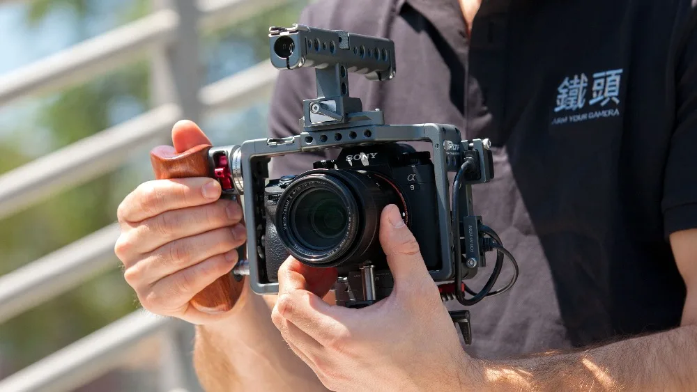 Tilta ES-T17-C A7 камера клетка установка комплект для sony a7S, a7SII, a7R, a7RII, a7RIII, a7III, a9 R/S ручка Dslr непрерывного фокуса Матовая коробка
