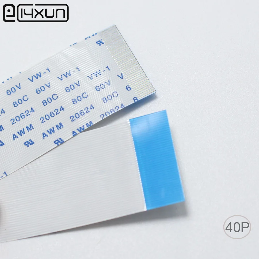 100 шт. кабель EClyxun FFC FPC 40 P Pin 0 5 мм шаг 50 150 200 250 300 длина тип A B Гибкий плоский |