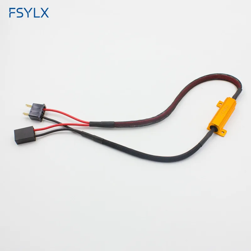 FSYLX 2 шт. автомобиль H7 светодиодный Предупреждение компенсатор жгут резистор 50 Вт