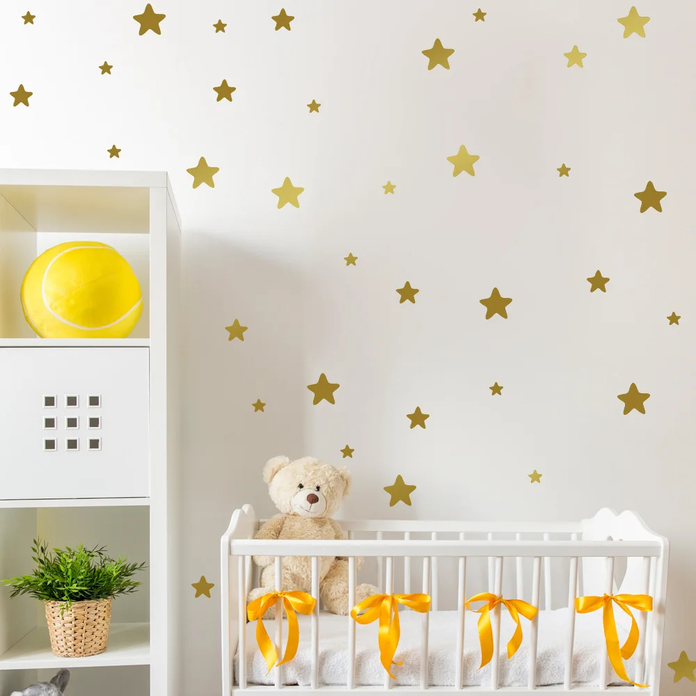 Пятиконечная звезда Наклейка на стену художественный Декор креативная Съемная