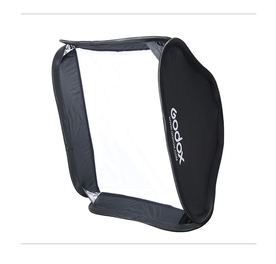 Godox 60*60 см рассеиватель для вспышки, софтбокс для фотостудии, софтбокс для вспышки Speedlite, светильник без кронштейна s-типа, держатель Bowens